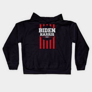 Red US flag stripes Biden & harris 2020 political gifts Kids Hoodie